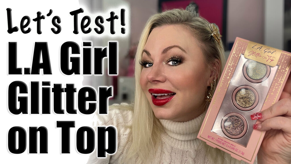 lets test LA Girl Glitter on top