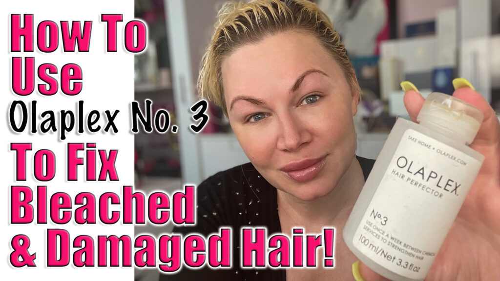 How to Use Olaplex 3 to fix bleached hair